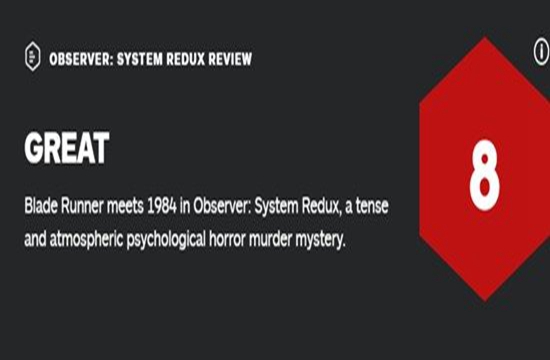 《观察者：系统重复》IGN 8分 引人注目的谋杀之谜